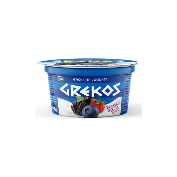 Voćni jogurt Grekos šumsko voće 150g imlek