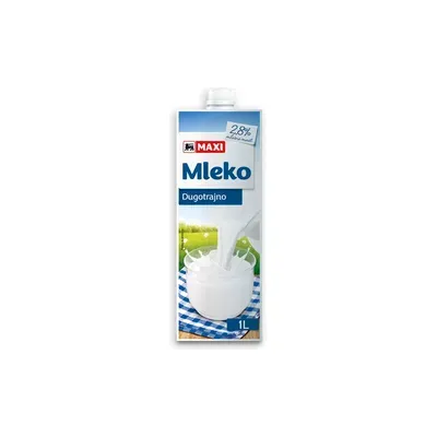 Mleko sterilizovano Maxi 2,8%mm 1l