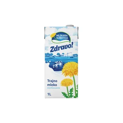 Zdravo! trajno mleko 2% 1l tb
