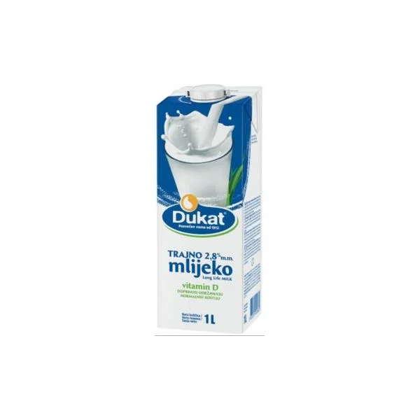 Mleko uht Dukat 2.8%mm 1l