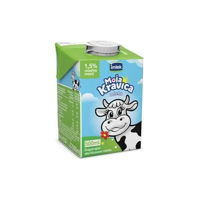 Mleko Kravica 1.5% 0.5L TB bc