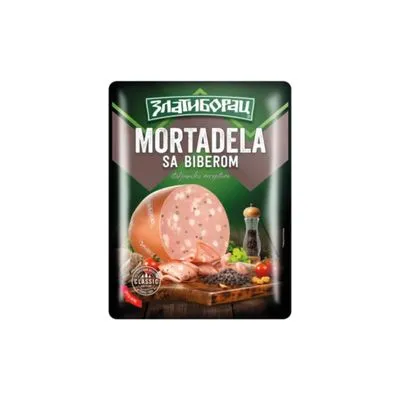 Mortadela sa biberom classic,slajs 125gr