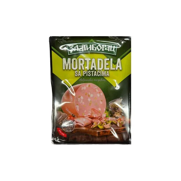 Mortadela sa pistacima classic,slajs 125gr