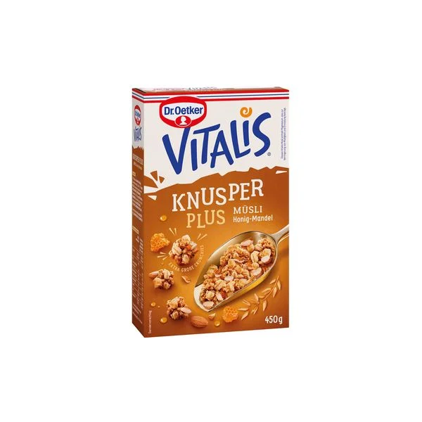 Musli vitalis krispi med badem 450g