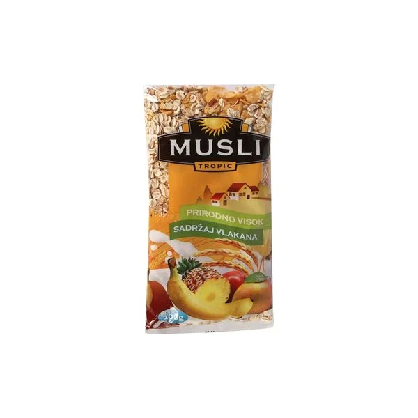 Musli tropic 200gr bb Unac