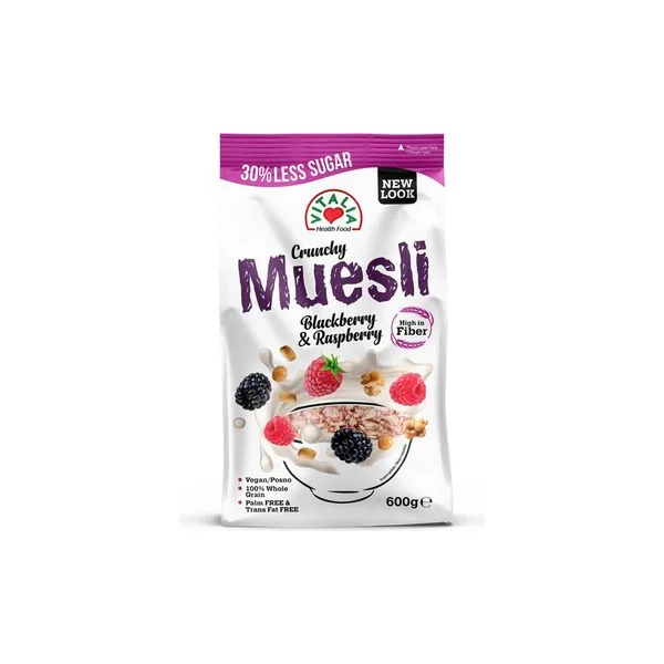Musli crunchy kupina&malina Vitalia 600g