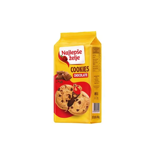 Najlepše Želje cookies čokolada 145g štark