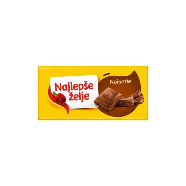 Najlepše Želje čokolada noisette 85g soko štark