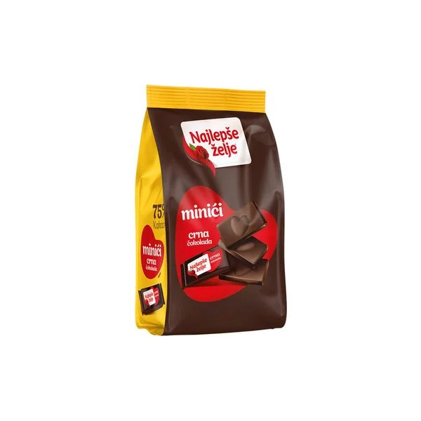 Najlepše Želje mini crna 75% 5g/150gr