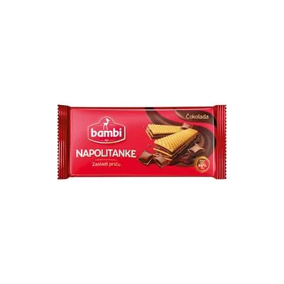 Keks napolitanka Bambi čokolada 185g
