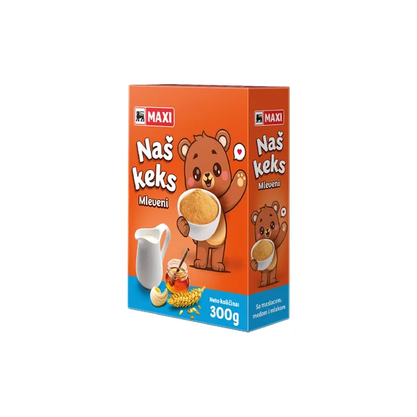 Nas Keks Maxi mleveni 300g