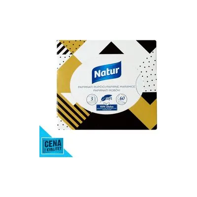 Pap maramice box 3sl 60/1 Natur