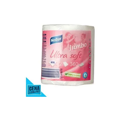 Ubrus jumbo ultra soft 2sl 1/1 natu