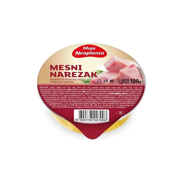 Mesni narezak folija 100g Neoplanta
