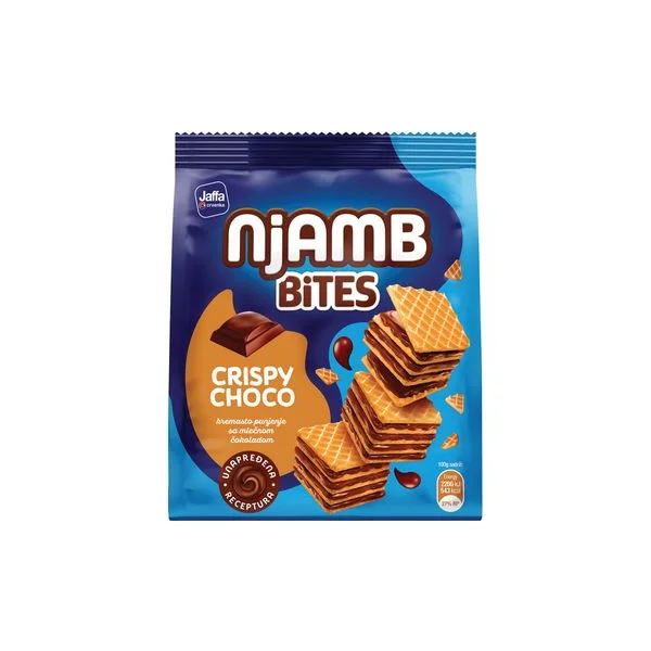 Vafl njamb cryspy choco 150g banini