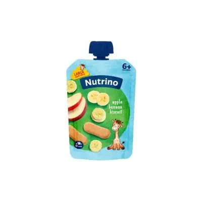 Pire od voća jabuka banana biskvit 180g nutrino