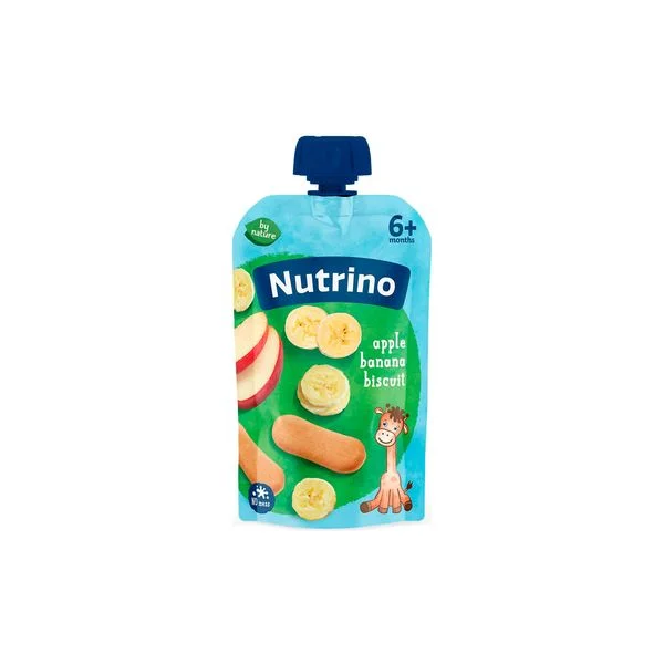 Nutrino voćni pire jabuka, banana, keks 100g