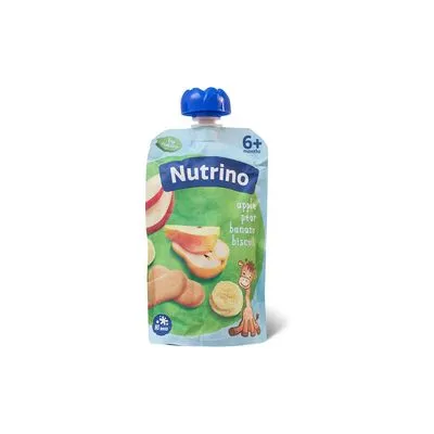 Nutrino voćni pire jabuka,kruška, banana, keks 100g