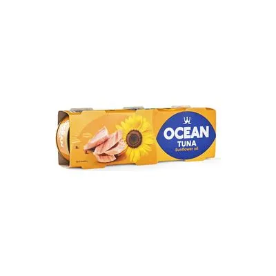 Tuna komadi u sunc ulju 3x70g Ocean