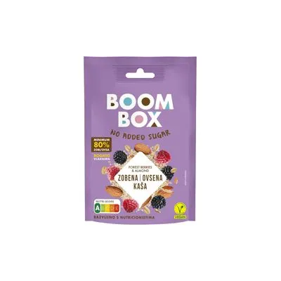 Ovsena kaša šumsko voće i badem 60g boom box