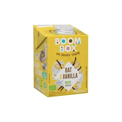 Napitak organski ovseni vanila Boom Box 500ml