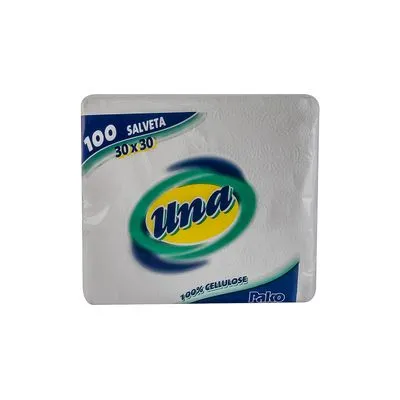 Salvete Una 30x30 100/1 b 1sl pako