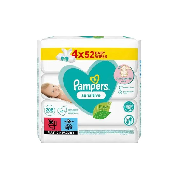 Vl.maramice pampers sensitive 4x52/1