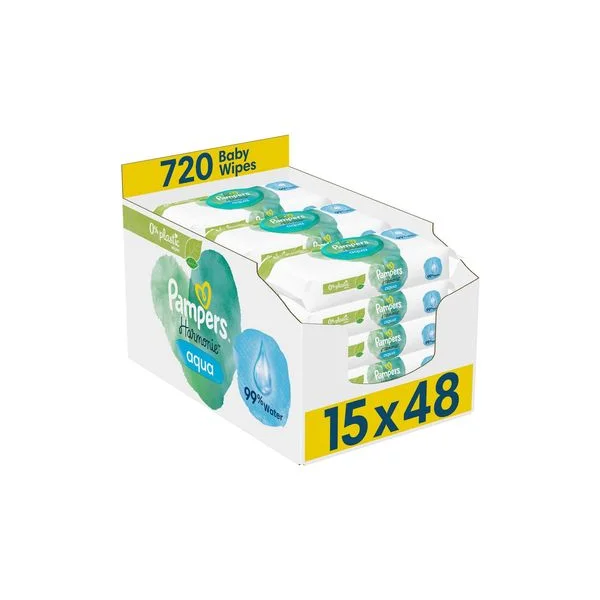 Vlazne maram.Harmonie Pampers Aqua 15X48