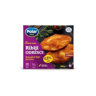 Panirani riblji odresci 400 g