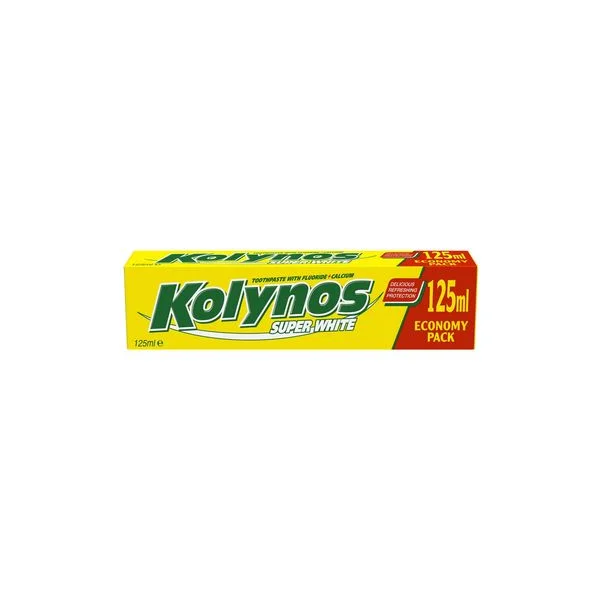 Pasta Kolynos super white 125ml