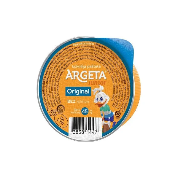 Pasteta argeta junior 45gr