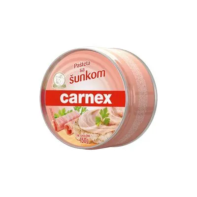 Pašteta sa šunkom lim. 150g Carnex