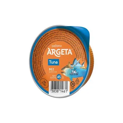 Pasteta argeta tuna 45gr