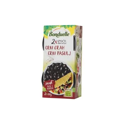 Pasulj crni Bonduelle 2x100g