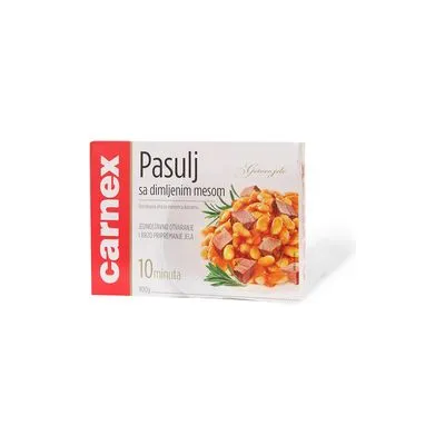 G.j.pasulj sa dimljenim mesom 400gr Carnex