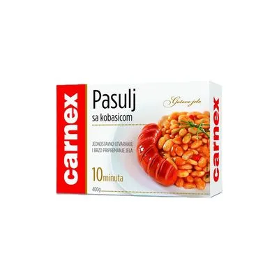 Pasulj sa kobasicom 400gr Carnex