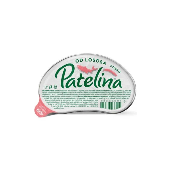 Pašteta losos 60g patelina