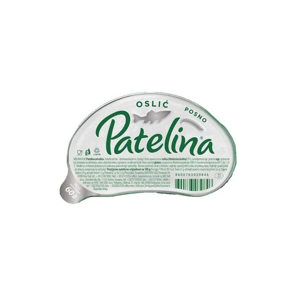 Pasteta patelina oslic 60g