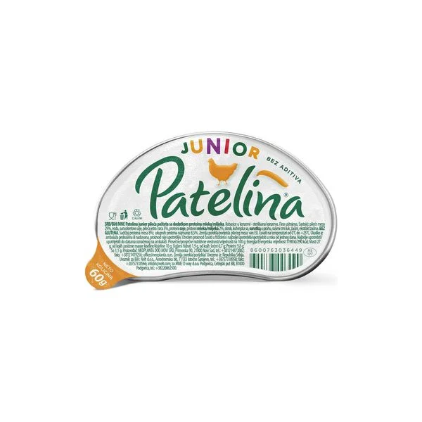 Pašteta patelina junior 60g Neoplanta