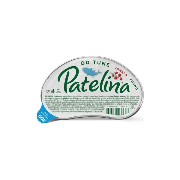 Pašteta tuna tomato 60g patelina