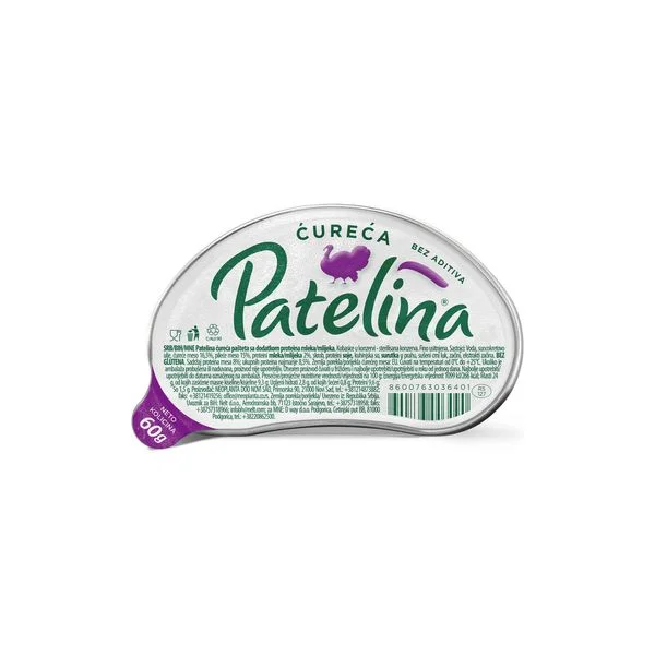 Patelina pašteta ćureća 60g neoplanta