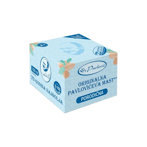 Pavlovićeva mast 3+ porodična 100ml originalna plava dr.pavlović
