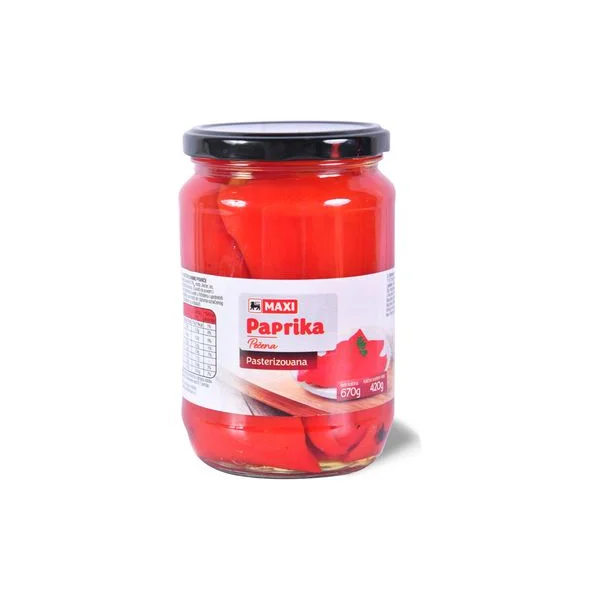 Pecena paprika Maxi 670g