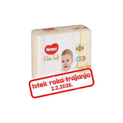 Pelene Huggies ESoft (3) Jumbo 40kom.