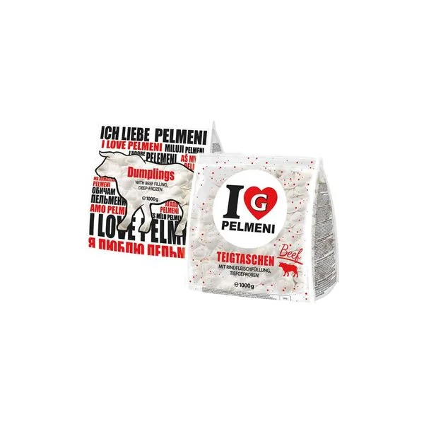 Smrznuto testo peljmeni sa govedinom 1kg