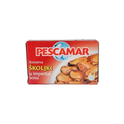 Školjke u imperijal sosu Pescamar 111g