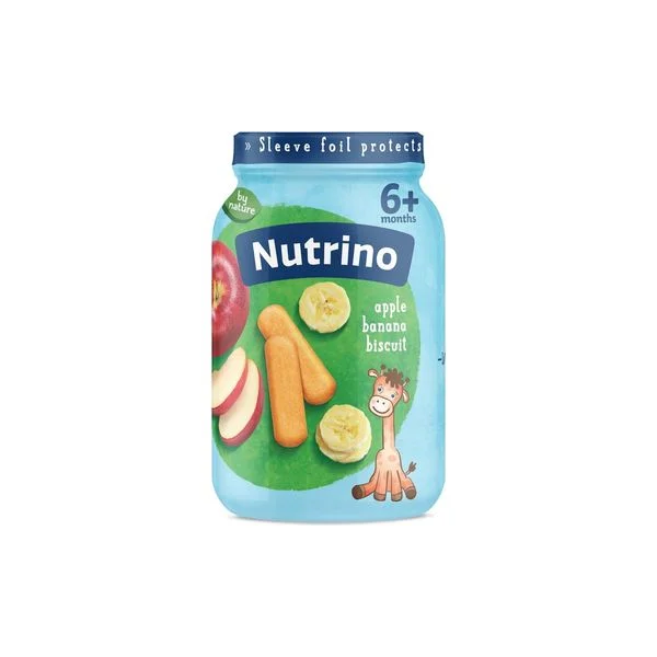 Pire od voća-jab. i ban.sa keksom 190g nutrino