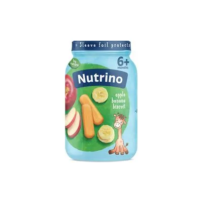 Pire od voća-jab. i ban.sa keksom 190g nutrino