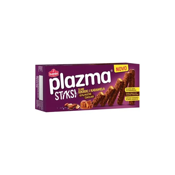 Plazma stiksi slani kikiriki i karamela 120g bambi