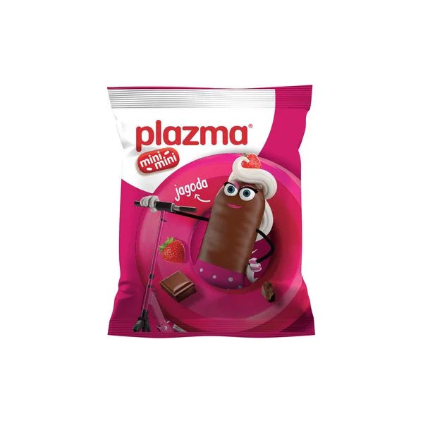 Plazma mini mini čoko jagoda milkshake 45g bambi